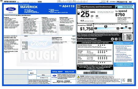 2023 Ford Maverick XL