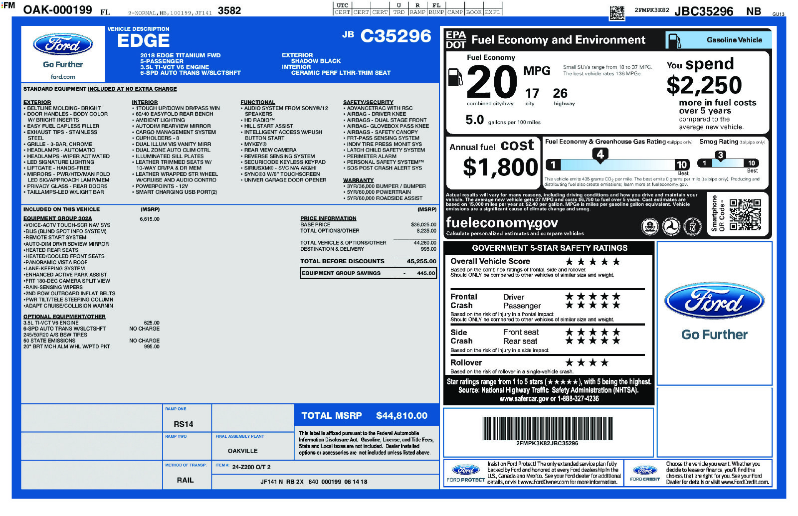 2018 Ford Edge Titanium